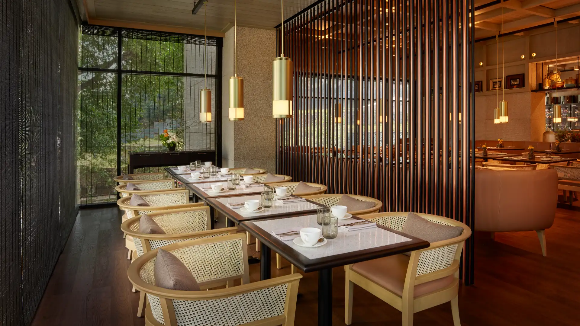 Dining area in ATAS Restaurant at The RuMa Hotel & Residences