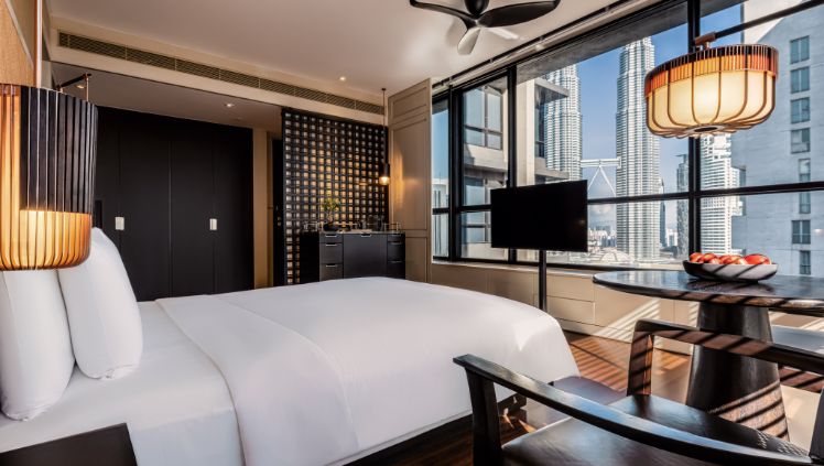 Interior of a Suite with a city view at RuMa Hotel & Residences