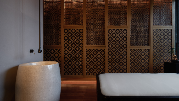 Cozy relaxation area with soft lighting at UR Spa Kuala Lumpur, perfect for unwinding after treatments.